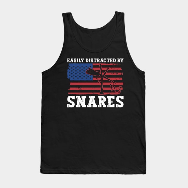Easily Distracted By Snares - Animal Trapping Lift Pole Tank Top by Anassein.os